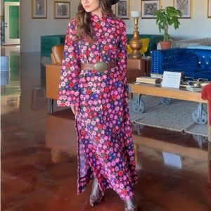 Vintage Floral Maxi Dress